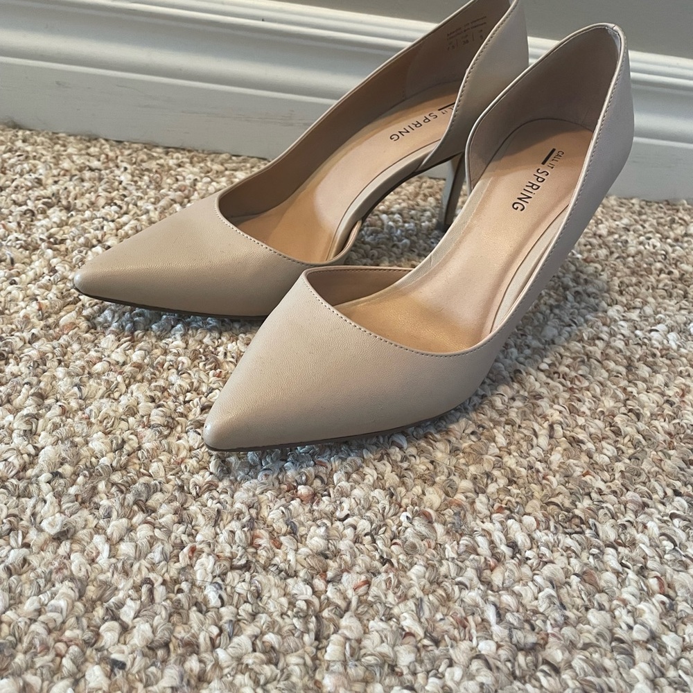 Call It Spring Nude Heels